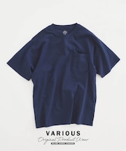 ヴァリアス ガーメントダイ ポケットTシャツ