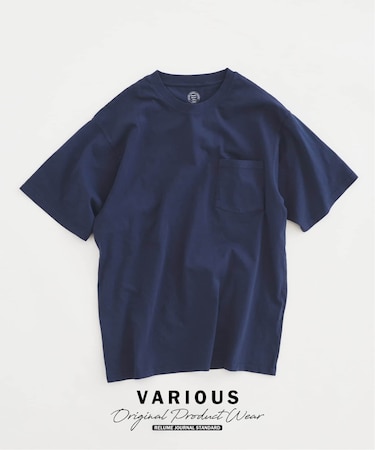 ヴァリアス ガーメントダイ ポケットTシャツ