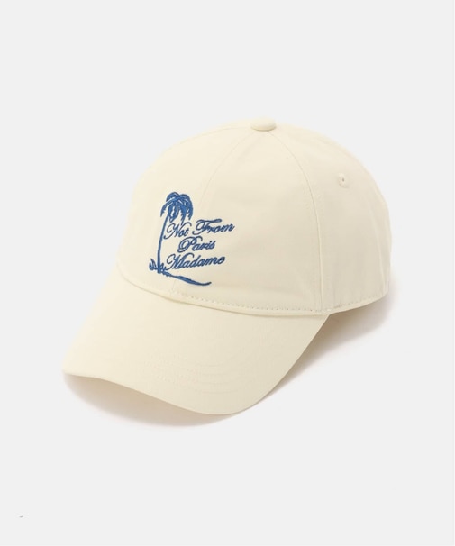 《一部店舗+WEB限定》Drole de Monsieur/ドロール ド ムッシュCasquette Slogan Palmi