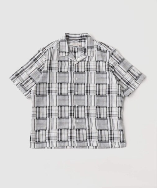 Garment wash Madras シャツ