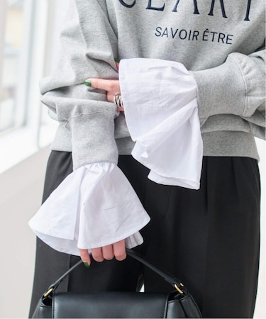 《追加》フリルスリーブクルーネックTEE