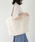 IENA LA BOUCLE フラワーJQDトートバッグ