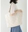 IENA LA BOUCLE フラワーJQDトートバッグ