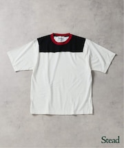 Stead / ブロック オーバー ヨーク Tシャツ