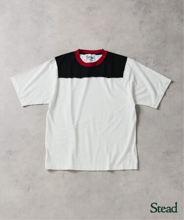 Stead / ブロック オーバー ヨーク Tシャツ