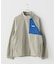 KEBOZ NECK ZIP FLEECE PULLOVER