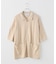 KEBOZ BALL KNIT ZIP UP SHIRT