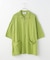 KEBOZ BALL KNIT ZIP UP SHIRT