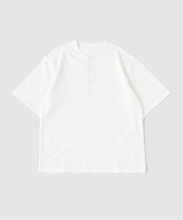 フレンチヘンリーネックTシャツ