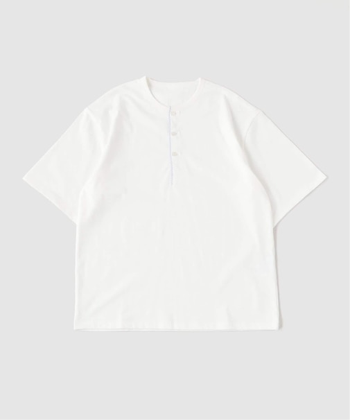 フレンチヘンリーネックTシャツ