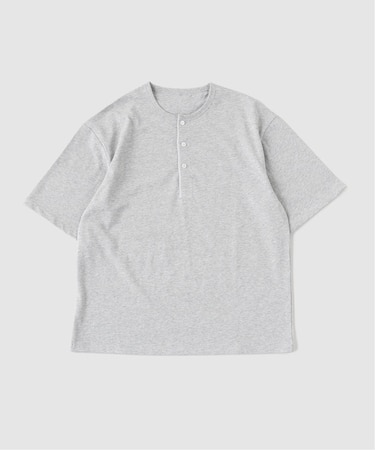 フレンチヘンリーネックTシャツ
