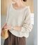 《WEB限定カラー有り / 追加》ペーパーヤーン2WAYルーズプルオーバー