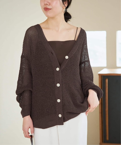 Roughly paperyarn カーディガン