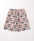 Garment wash Madras Shorts