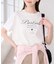 ロゴプリントハーフスリーブTシャツ
