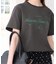 ロゴプリントハーフスリーブTシャツ