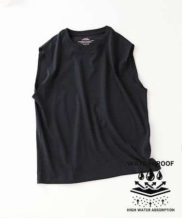 【汗染み防止】SWEATPROOF ノースリーブTシャツ