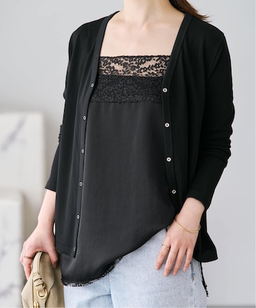 《追加》Linen mix lace キャミソール 2