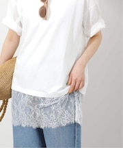 《追加》レースヘムTEE