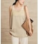 Linen mix lace キャミソール
