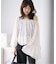 COTTON FRILLS ブラウス