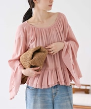 COTTON FRILLS ブラウス