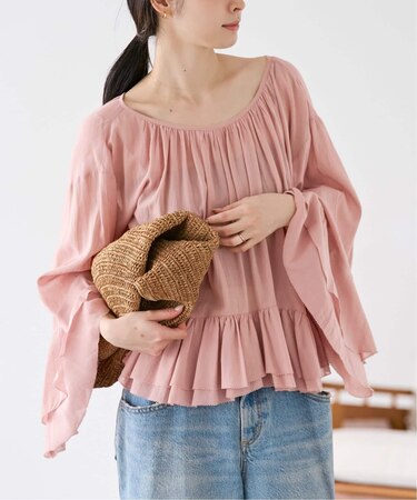 COTTON FRILLS ブラウス
