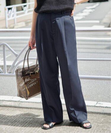 《セットアップ対応可/WEBのみ4サイズ展開》撥水2タックチノパンツ