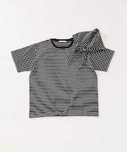 ハッピー ボーダー Tシャツ + スカーフ (2点セット)