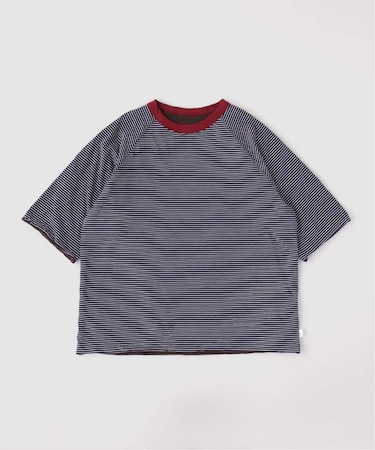 【FUN D】リバーシブル ボーダー Tシャツ