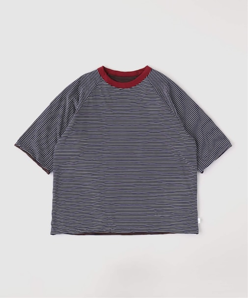 【FUN D】リバーシブル ボーダー Tシャツ