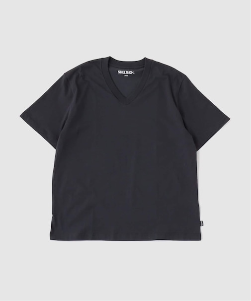 SHELTECH×JOURNAL STANDARD 別注 SOLID Vネック Tシャツ