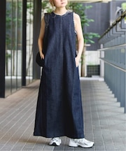 ウォッシャブル / DU JOUR / デュ ジュール JEAN TANK DRESS