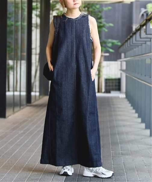 ウォッシャブル / DU JOUR / デュ ジュール JEAN TANK DRESS