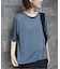 セカンドスキン ハーフスリーブプルオーバー
