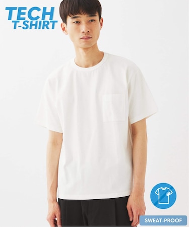 汗ジミ防止 USコットン ポケットTシャツ