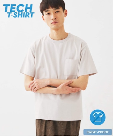 汗ジミ防止 USコットン ポケットTシャツ