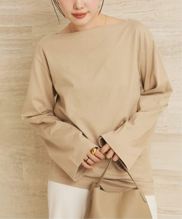Long Sleeves Blousing Teeシャツ