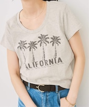 Mixta / ミクスタ U NECK T-SHIRT PALM TREE