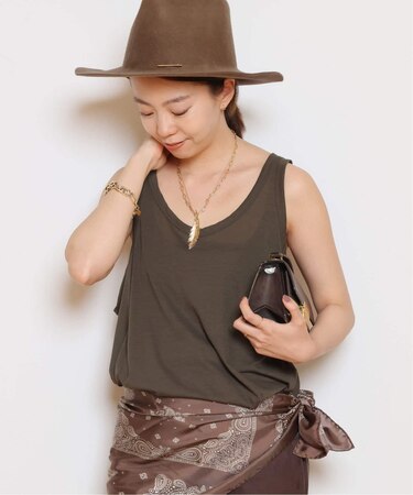 【Raspail/ラスパイユ】Layered ノースリーブトップス