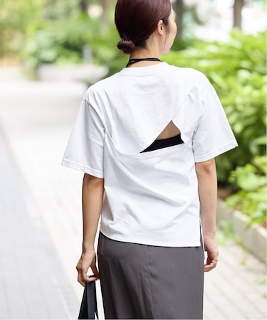 FOLKIN' VIOLETTE ROOM BACK OPEN TEE Tシャツ FVR26411