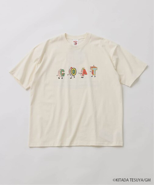 Pちゃん / アルファベッツ ”GOAT” アルファベット Tシャツ