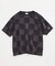 CHAMPION / チャンピオン 別注  パッチワーク チェッカーフラッグ Tシャツ