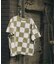 CHAMPION / チャンピオン 別注  パッチワーク チェッカーフラッグ Tシャツ