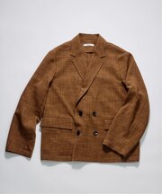テックキャンバス  ダブルプレスト ジャケット(セットアップ対応可能)