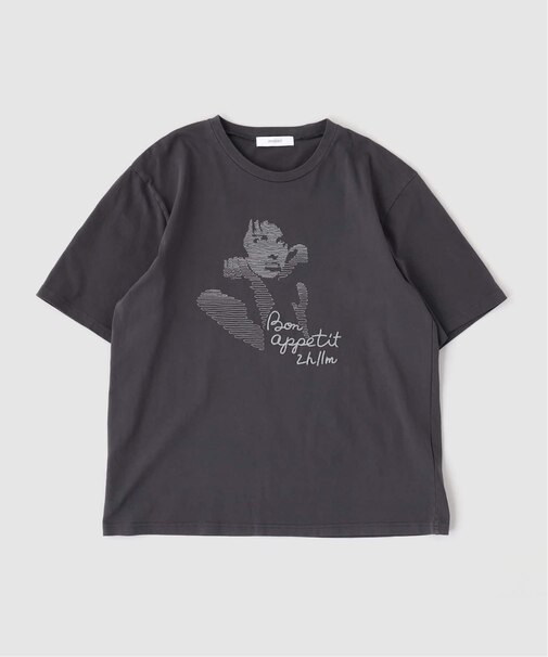 ウェーブエンブロイダリーTシャツ