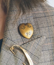 WIFFLE / ウィッフル HEART BROOCH ブローチ