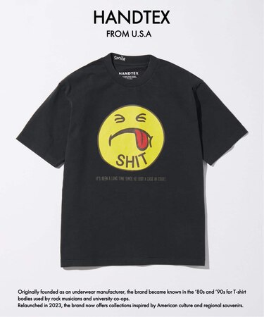 HANDTEX / ハンドテックス 別注 SMILE スマイル Tシャツ