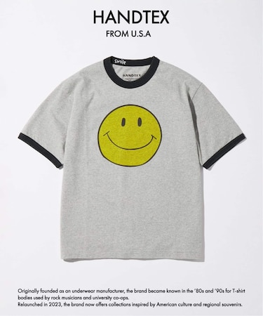 HANDTEX / ハンドテックス 別注 SMILE スマイル Tシャツ