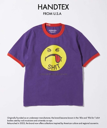 HANDTEX / ハンドテックス 別注 SMILE スマイル Tシャツ